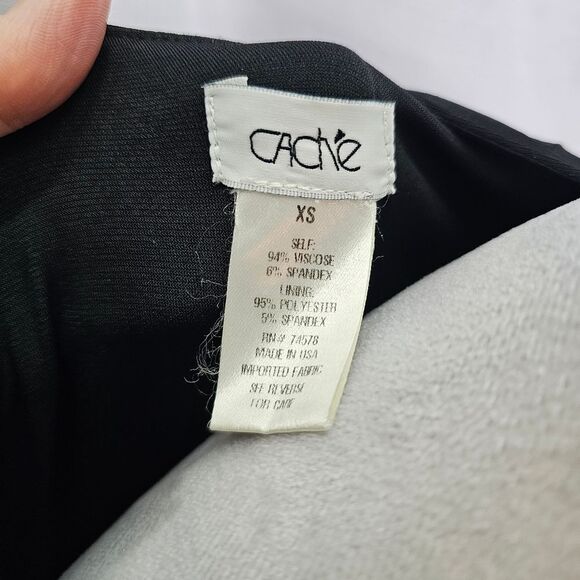 Cache Geometric Print Wrap Dress Size XS - Picture 7 of 9